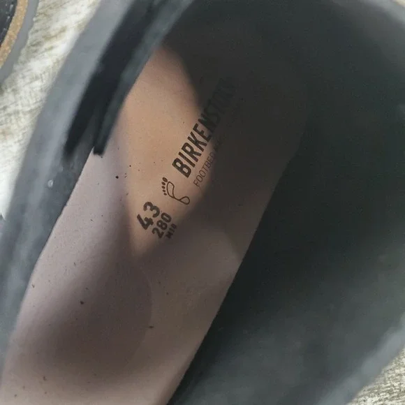 Birkenstock Uppsala Mens Chukka Boots Sz 10 Black Suede Leather Lace-Up Mid Top